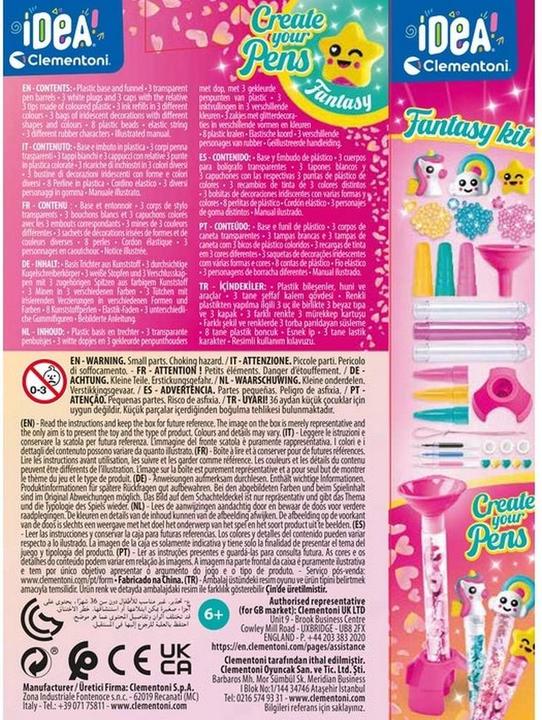 Actual product image Clementoni Crée tes stylos - Fantaisie