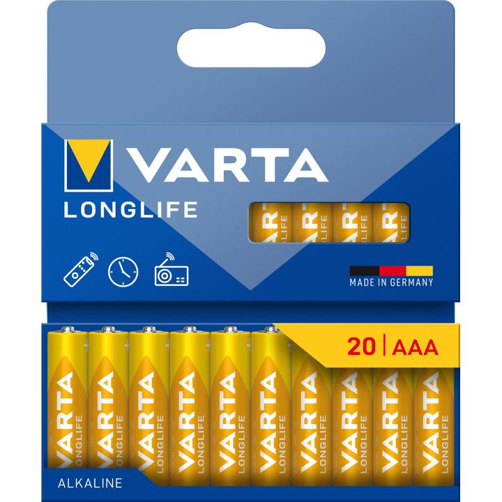 Produktbild Varta Longlife (20 Stk., AAA, 1100 mAh)