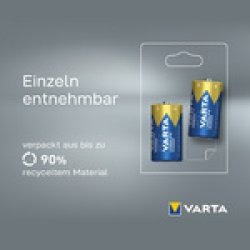 Actual product image Varta long-life power (4 pcs., C, 7800 mAh)