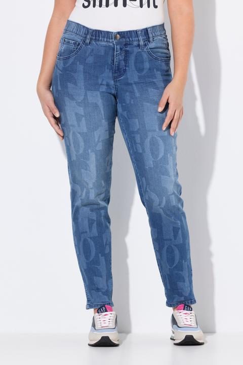 Immagine prodotto Laurasøn Jeans dal taglio aderente con stampa laser e cinque tasche (44)