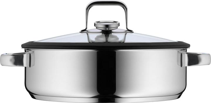 Immagine prodotto WMF Kochtopf Dampfgarer rund 28cm Glasdeckel Silikonrand Vitalis Edelstahl