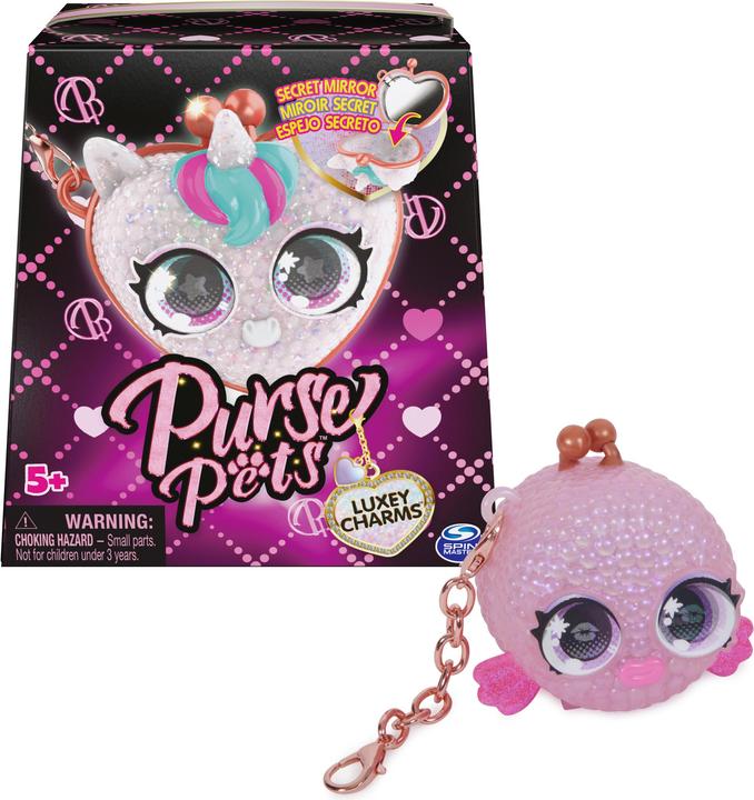 Immagine prodotto Spin Master Purse Pets Luxey Charms, borsetta da collezione e ciondolo da borsetta a tracolla (i modelli possono