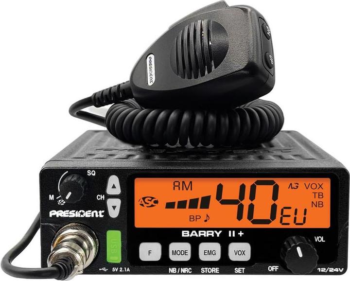Actual product image President ? - Barry II+ cb 40 Kan?le Radio AM/FM
