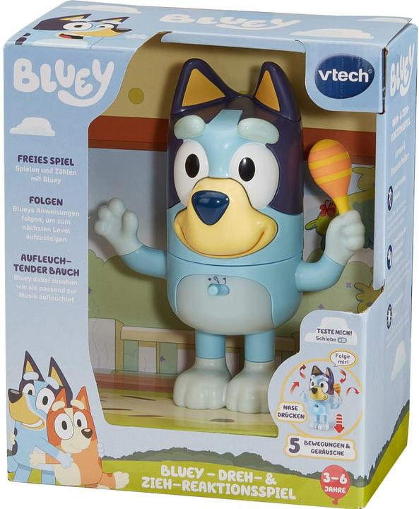 Produktbild VTech Bluey - Dreh- & Zieh-Reaktionsspiel (Deutsch, 3 - 6 Jahre)