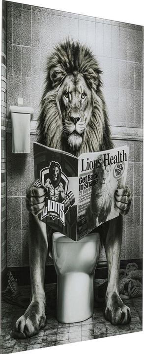 Produktbild Kare Design Glasbild Bath Lion 60x80cm (60 x 80 cm)