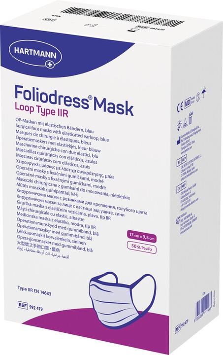 Actual product image Foliodress Mask Loop Type IIR 50 pcs (Type IIR, 50 x)