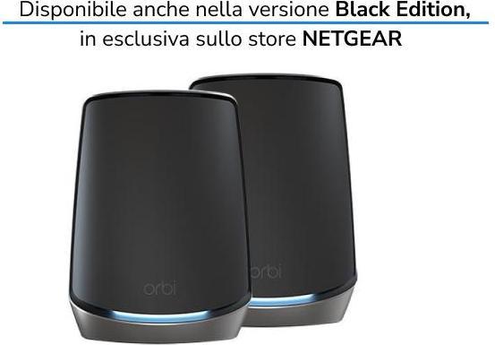 Actual product image Netgear Orbi RBK862S Mesh system