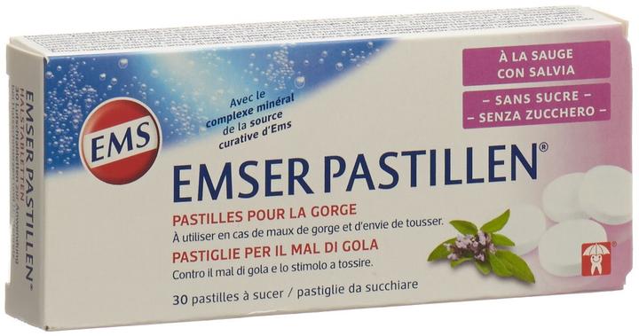 Produktbild Emser Pastillen zuckerfrei mit Salbei (30 Stück)
