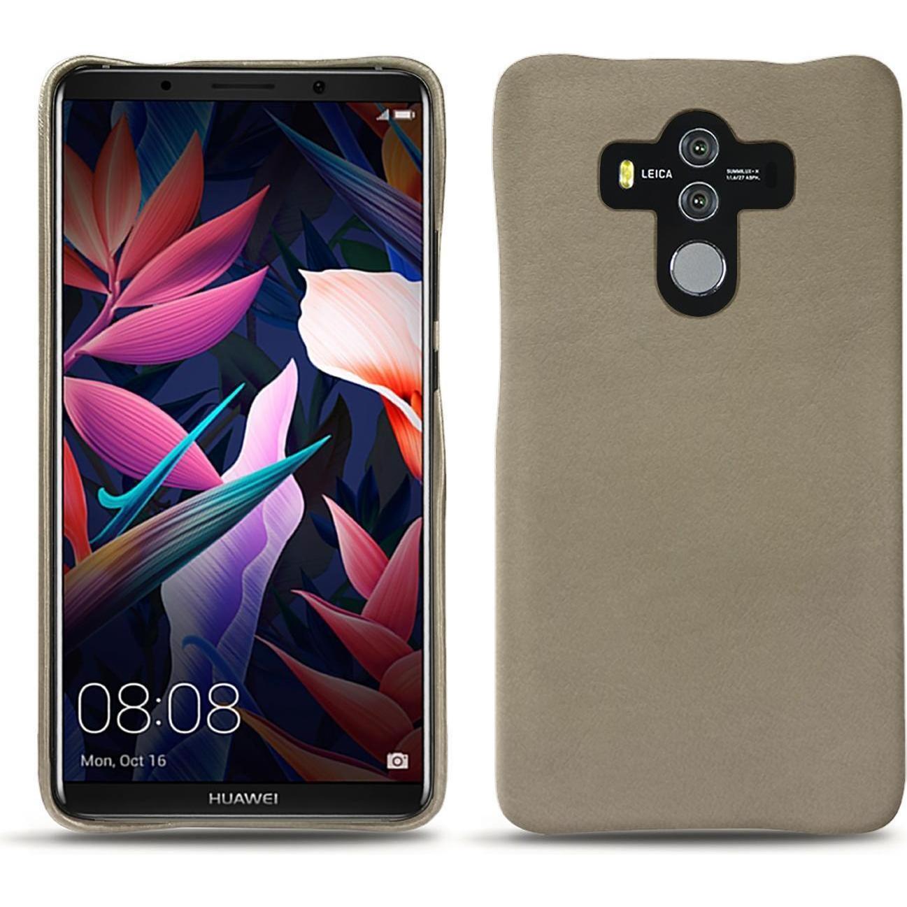 Noreve Lederschutzhülle (Huawei Mate 10 Pro), Smartphone Hülle, Beige