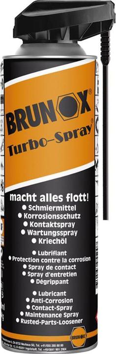 Brunox Huile pénétrante Turbo-Spray (500 ml)