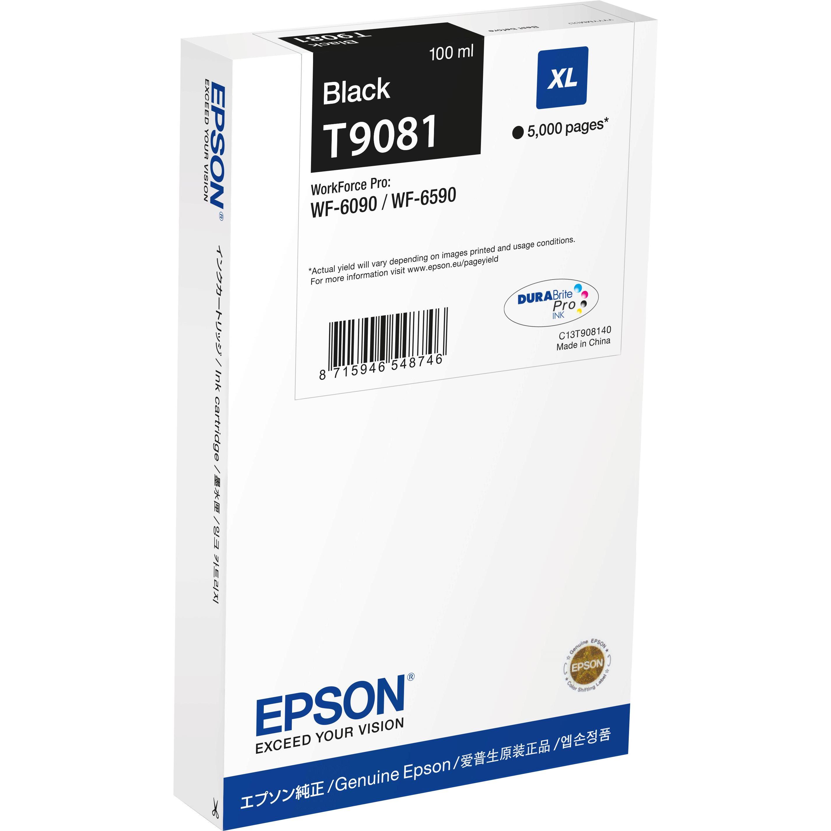 Epson, Druckerpatrone, WF-6xxx Ink Cartridge BK XL (BK)