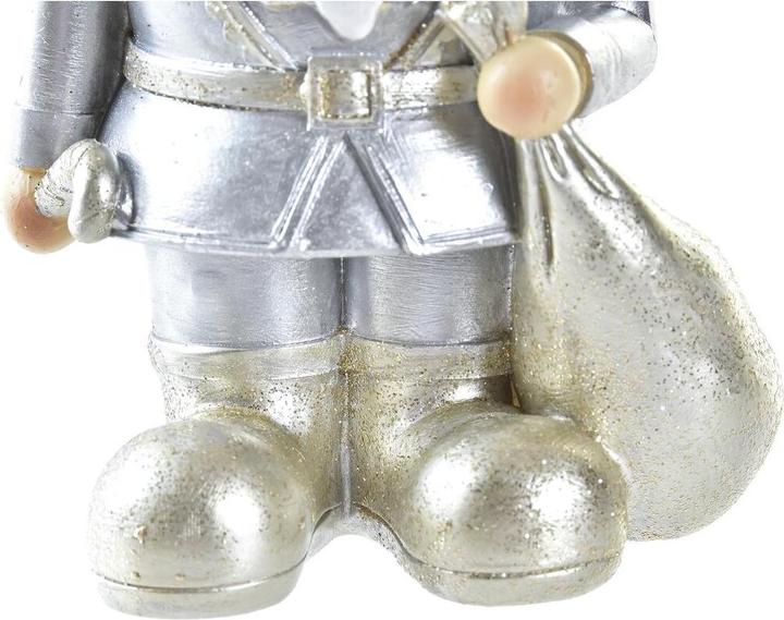 Produktbild DKD Home Decor Weihnachtsschmuck Silberfarben Gold Weiss Harz (8,5 x 6 x 14,5 cm) (2 Stück)