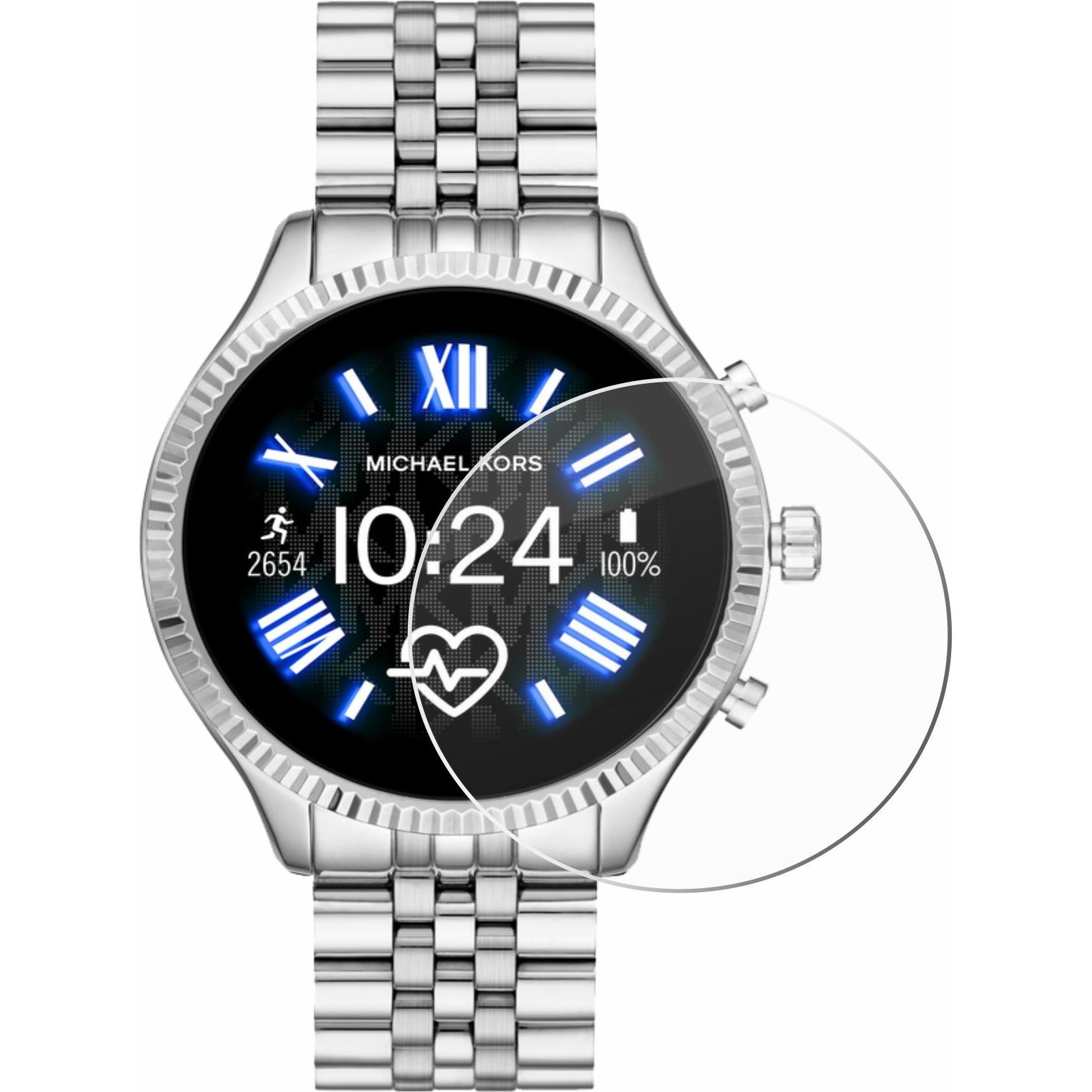 Thumbnail - Savvies Panzerglas Hartglas Displayschutz, Smartwatch Schutzfolie, Transparent