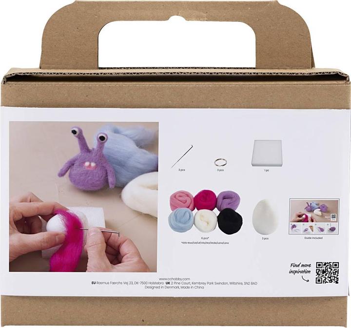 Actual product image Creativ Company Needle felting monster