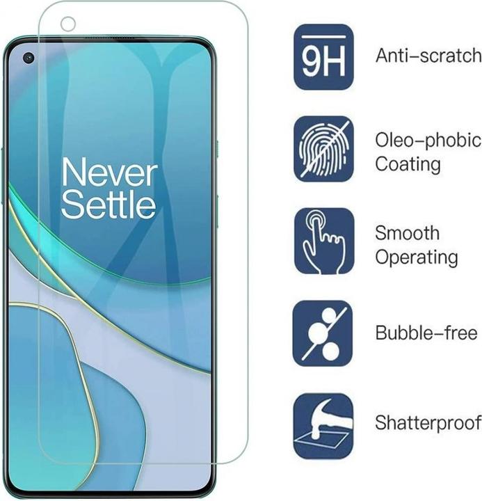 Produktbild Screenguard OnePlus 8T Panzerglas Schutzfolie Case Friendly Design (1 Stück, OnePlus 8T)