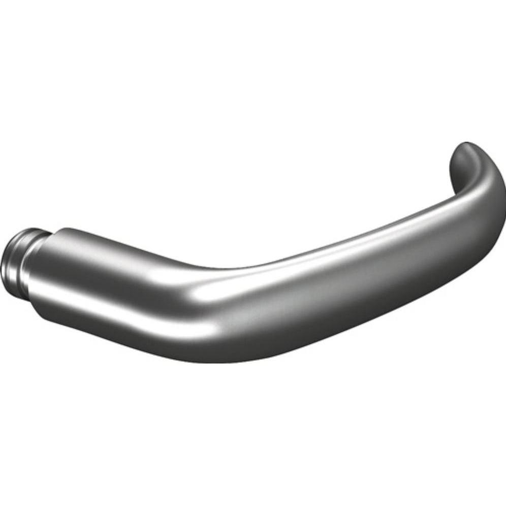 Ogro, Türgriff + Fenstergriff, Türdrückerlochteil 8999 Aluminium F1 / Satino Vierkant 8 mm DIN links / rechts (Türgarnit...