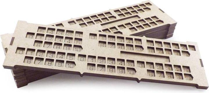 Produktbild Feldherr TEFO-PLYM - 5 Spielertableaus für Terraforming Mars (Schaumstoff)