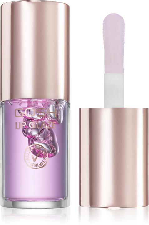 Actual product image Gosh Lip Glaze Nourishing Lip Oil 001 Shocking Pink 5.5ml (001 Shocking Pink)