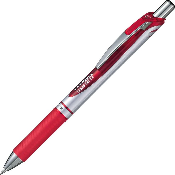 Immagine prodotto Pentel EnerGel Xm (Rosso, Argento, 1 x)