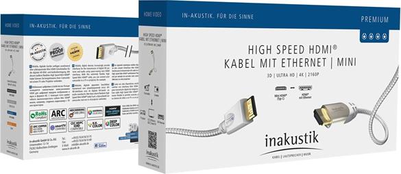 Image du produit Inakustik HDMI (Typ A) — mini HDMI (Typ C) (3 m)