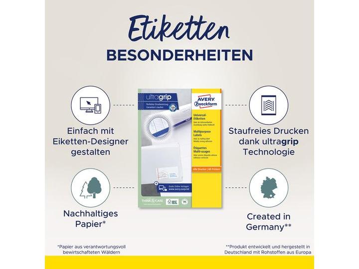 Image du produit Avery Étiquettes universelles