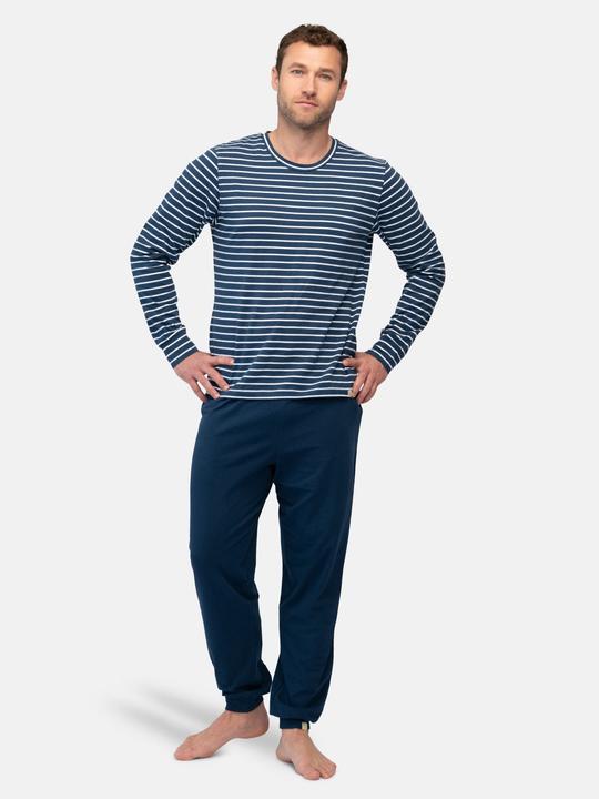 Produktbild greenjama Herren Langarm-Shirt Ringel (XL)