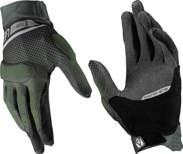 Actual product image Leatt Adv X-Flow 5.5 Stealth Short Handschuhe (Men, 11, 2)