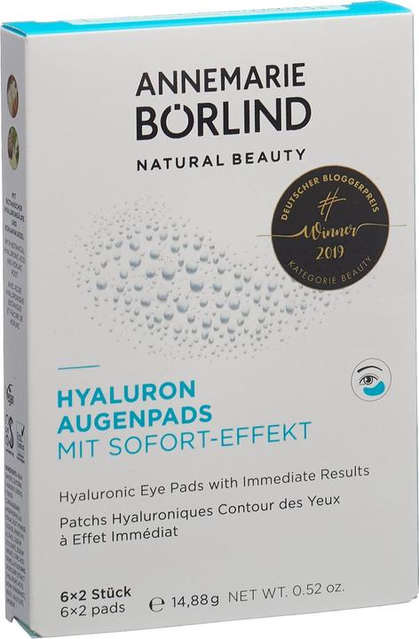 Immagine prodotto Annemarie Börlind Hyaluron Augenpads Mit Sofort - Effekt (Cerotti per gli occhi, 52 g)