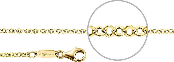 Immagine prodotto Der Kettenmacher Collana quadrata brillante oro (Argento 925)