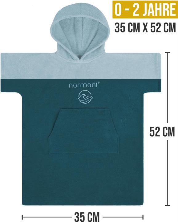 Actual product image Normani Baby bath poncho Puwai - 9259