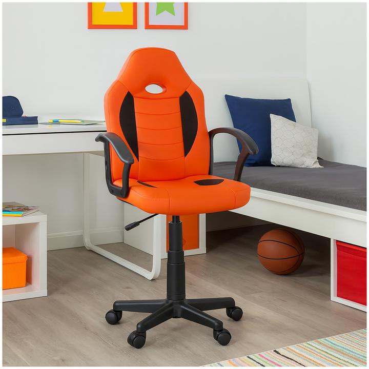 Produktbild HTI-Living Schreibtischstuhl höhenverstellbar Daytona Junior Orange