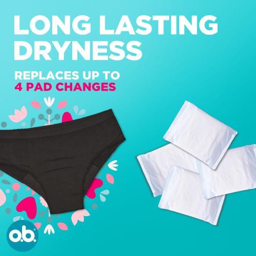 Actual product image o.b. Period Underwear (S, XS)