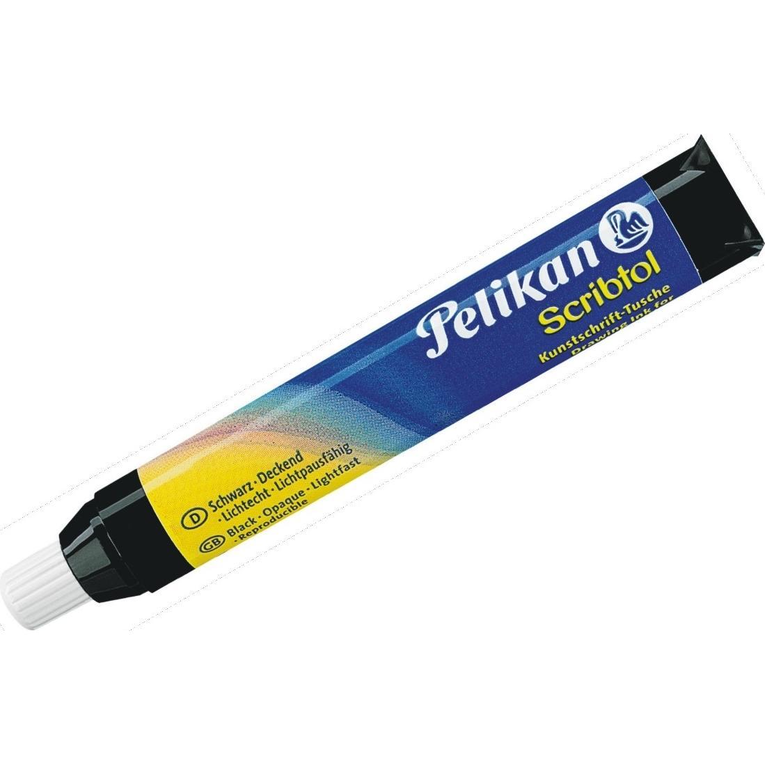 Thumbnail - Pelikan, Ersatzpatrone, Tusche Scribtol (Tintenfass, Schwarz)