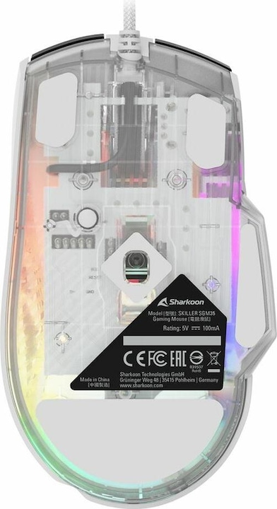 Produktbild Sharkoon SKILLER SGM35 White (Kabelgebunden)