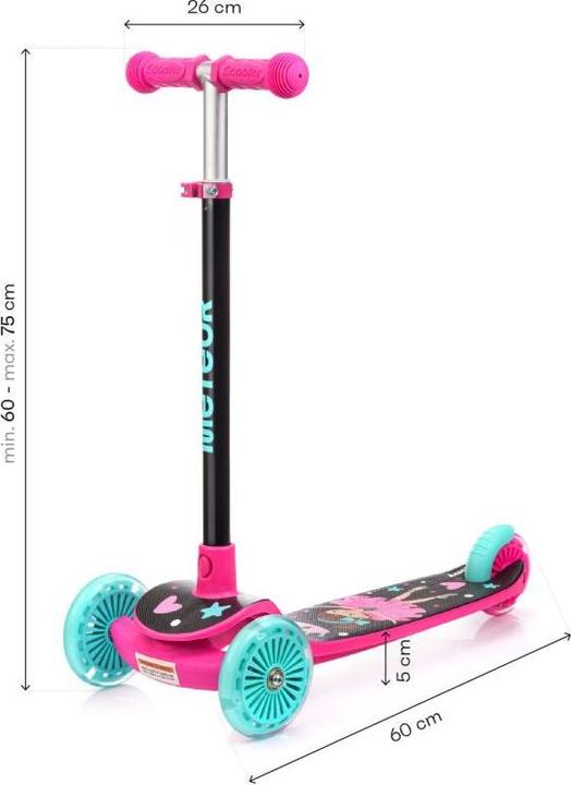 Produktbild Ty Meteor Funny 17748 three-wheeled scooter