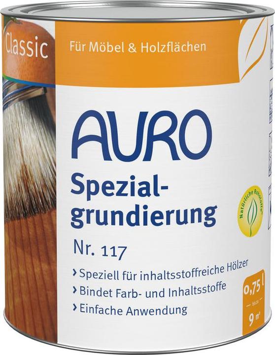 Actual product image AURO Special primer 117 (Transparent, 0.75 l)