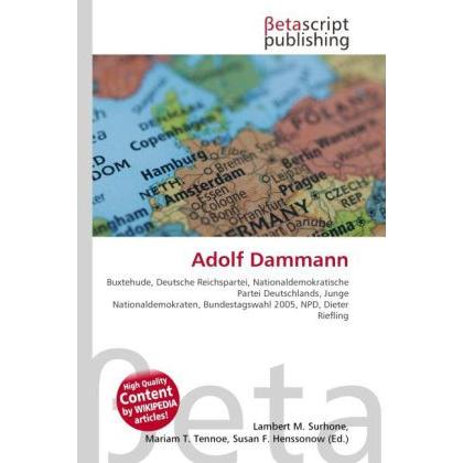 Adolf Dammann, Fachbücher