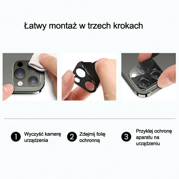 Produktbild Usams Camera Lens Glass iPhone 12 mini metal czerwonyred BH706JTT03 USBH706 (1 Stück, Apple iPhone 12 mini)
