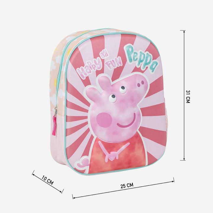 Produktbild Peppa Pig Schulrucksack Rosa 25 x 31 x 10 cm