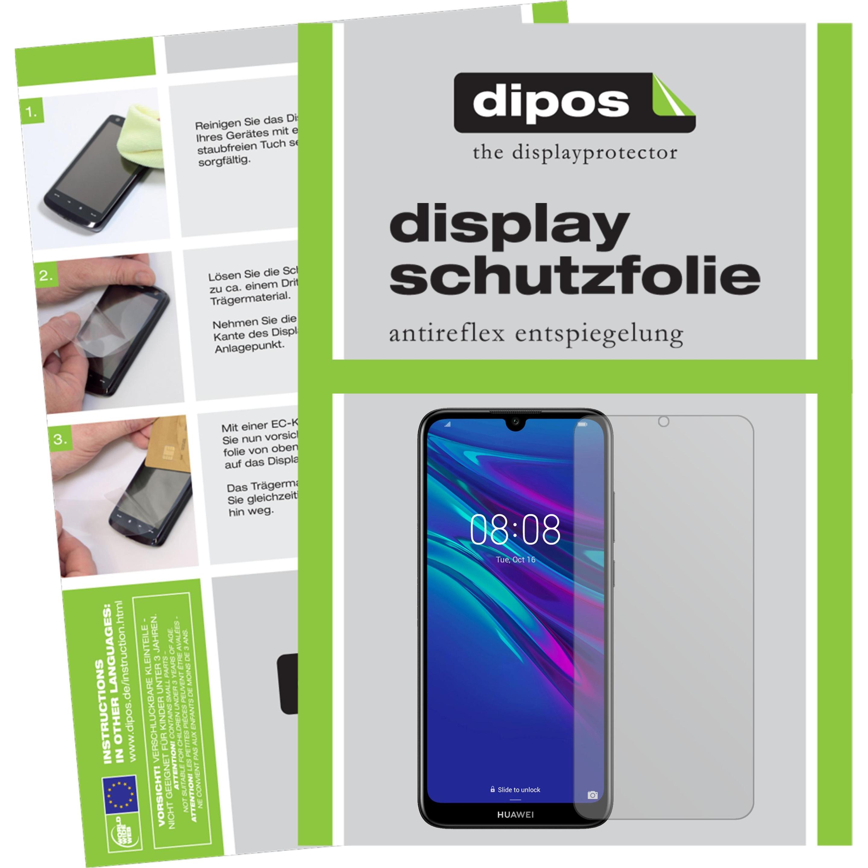 Dipos Displayschutzfolie Antireflex (2 Stück, Huawei Enjoy 9e), Smartphone Schutzfolie, Transparent