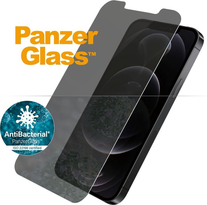 Produktbild PanzerGlass Screen Protector Privacy (1 Stück, Apple iPhone 12, Apple iPhone 12 Pro)