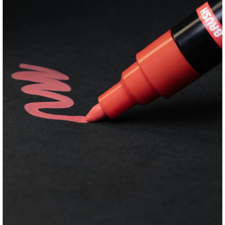 Produktbild Posca - Brush PC-5BR - Red (401506-40) (1x)