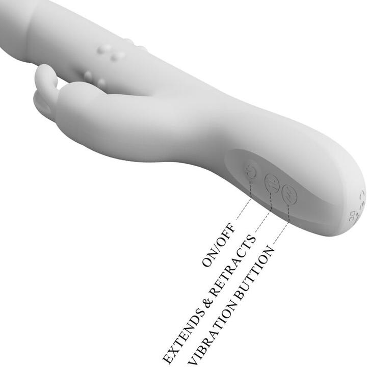 Actual product image Pretty Love Reese Rotating Vibrator Silver