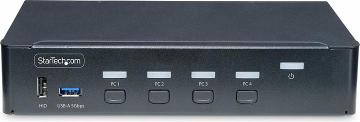 Produktbild StarTech com P4AD122-KVM-SWITCH, 4096 x 2160 Pixel, 4K Ultra HD, Rack-Einbau, 36 W, Schwarz