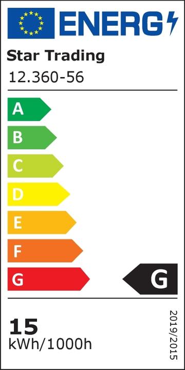 Energie-Label Star Trading Lampe (E14, 15 W, 80 lm, 1 x, G)