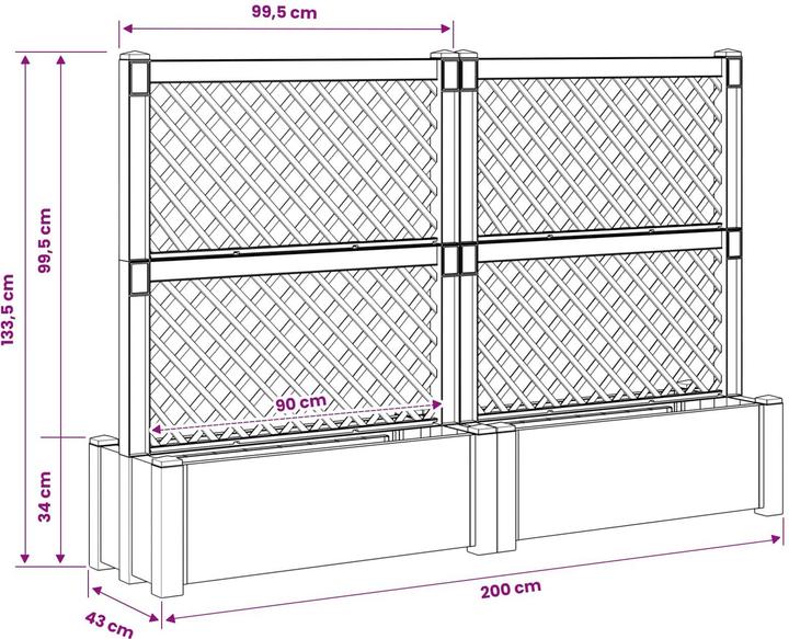 Produktbild vidaXL Outdoor-Pflanzgefäss