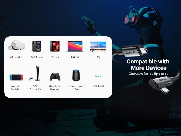Produktbild Ugreen USB C – USB C (5 m, USB 3.2 Gen 1, 60 W)