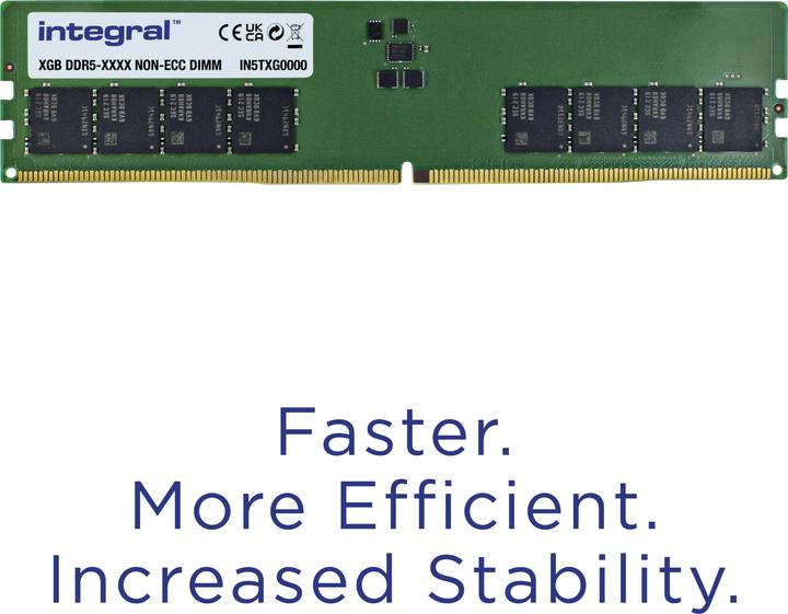 Produktbild 16GB PC RAM MODULE DDR5 5600MHZ UNBUFFERED NON-ECC 1.1V 2GX8 CL46 (1 x 16GB, 5600 MHz, DDR5-RAM, DIMM)