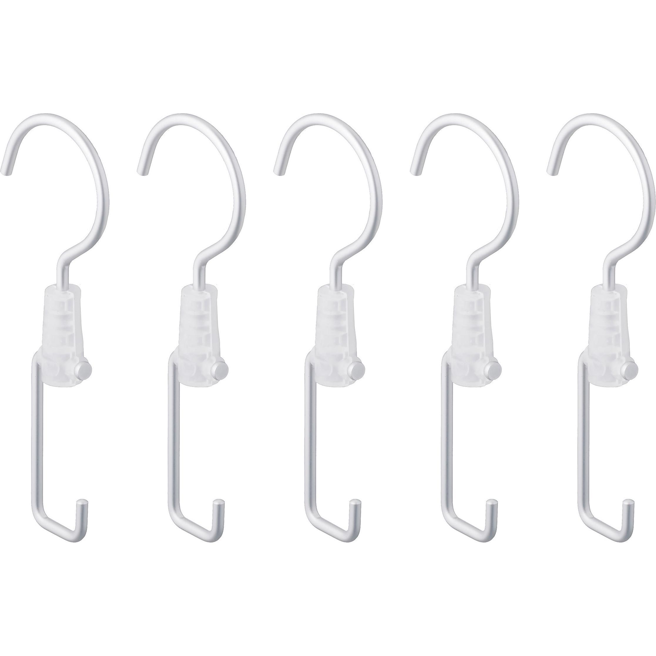 Relaxdays, Garderobe + Kleiderhaken, 5x Haken