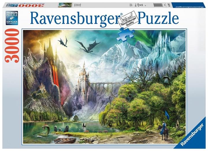 Actual product image Ravensburger Dragon ride puzzle 3000 pieces (3000 pieces)
